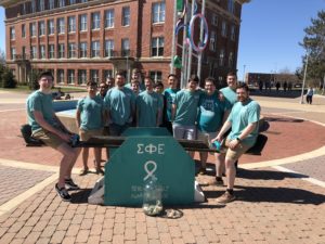 SigEp gathers around the See-SAAW at the SAAW 2019 Kickoff